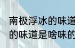 南极浮冰的味道是什么味的 南极浮冰的味道是啥味的