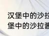 汉堡中的沙拉酱可以用炼乳代替吗 汉堡中的沙拉酱可不可以用炼乳代替