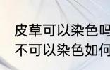 皮草可以染色吗皮草怎么改色 皮草可不可以染色如何改色