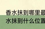 香水抹到哪里最好最能散发出香味 香水抹到什么位置最好最能散发出香味